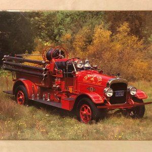 NIP Sealed 16" x 20" 1922 Seagraves Tahoe City Fire Truck Poster From Summit Art